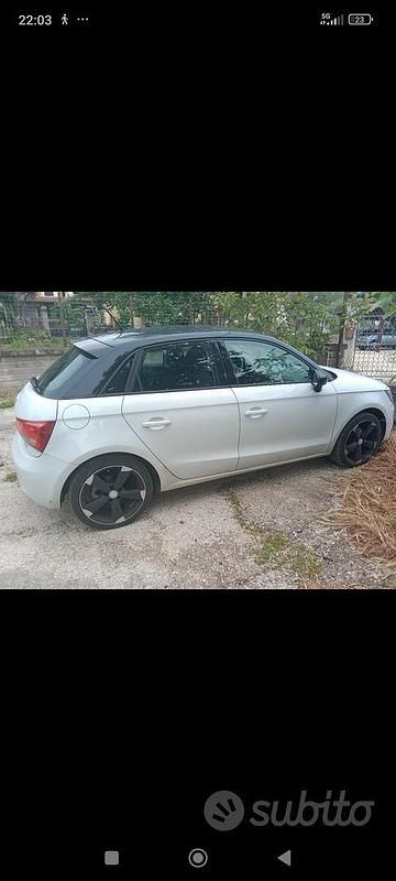 Usata Audi A1 105 CV (77 kW) 2014 Bianco Utilitaria