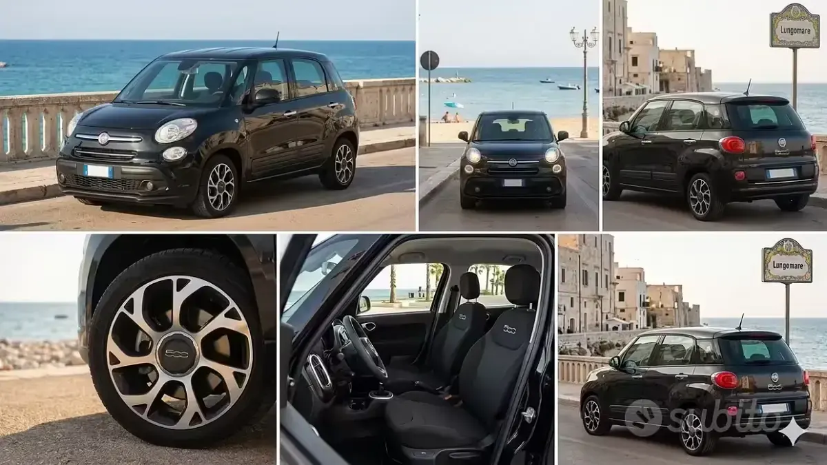 Usata Fiat 500L Urban 95 CV (69 kW) 2020 Nero Monovolume