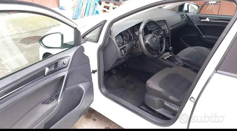 Usata VW Golf VII 110 CV (80 kW) 2013 Bianco Berlina