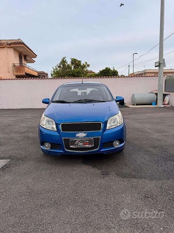 Usata Chevrolet Aveo 82 CV (60 kW) 2009 Blu Berlina