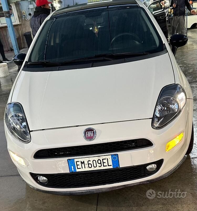 Usata Fiat Punto Evo 75 CV (55 kW) 2012 Bianco Utilitaria