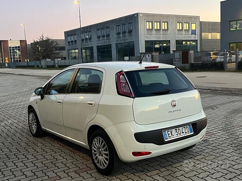 Usata Fiat Punto Evo Dynamic 70 CV (51 kW) 2011 Bianco Utilitaria
