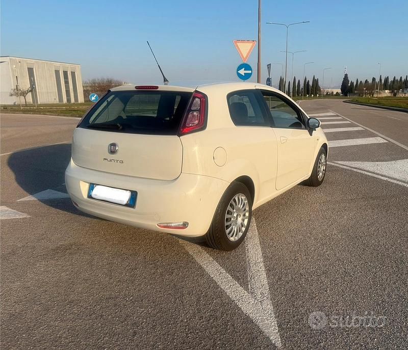 Usata Fiat Punto Evo 95 CV (69 kW) 2013 Bianco Utilitaria