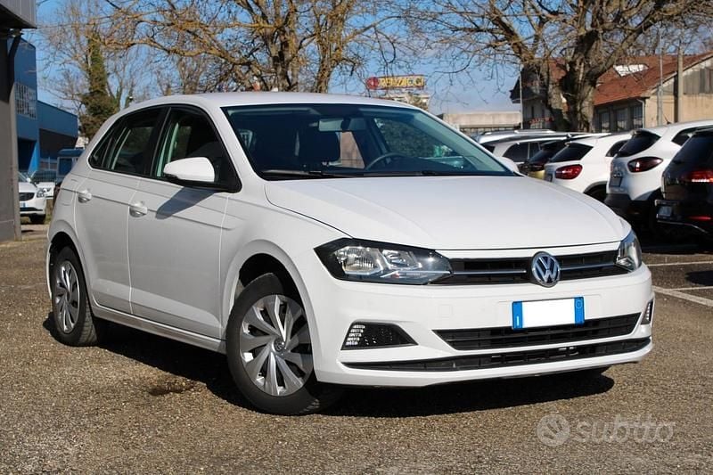 Usata VW Polo Trendline 90 CV (66 kW) 2021 Bianco Utilitaria