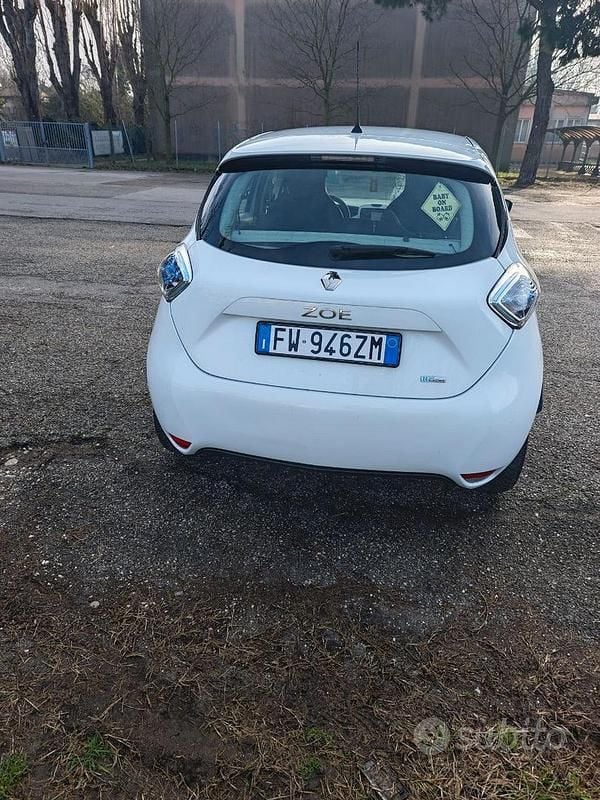 Usata Renault Zoe 67 kW (92 CV) 2019 Bianco Utilitaria