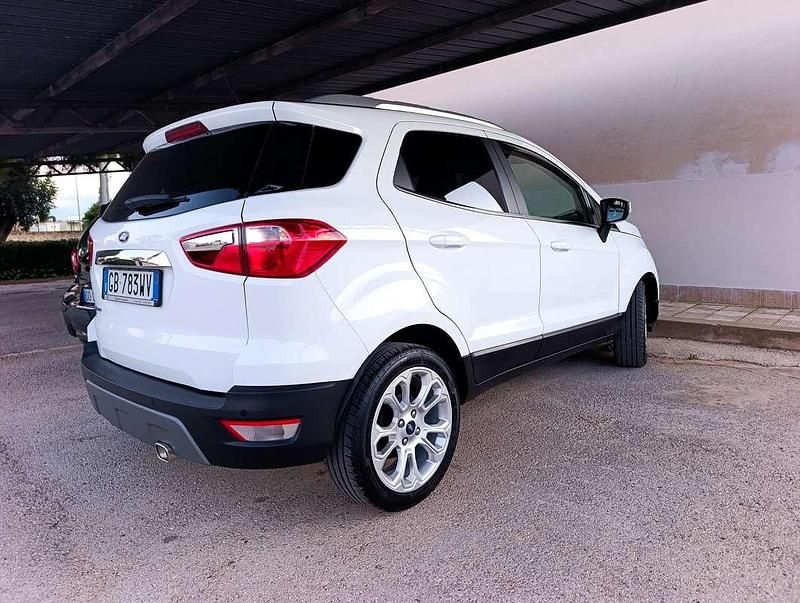 Usata Ford Ecosport Titanium S 95 CV (69 kW) 2020 Bianco SUV