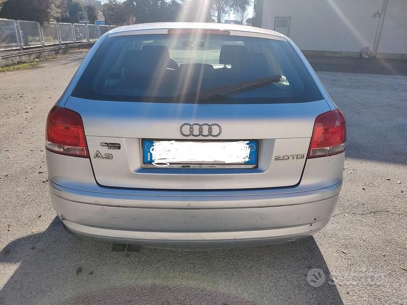 Usata Audi A3 Attraction 140 CV (102 kW) 2003 Grigio Utilitaria