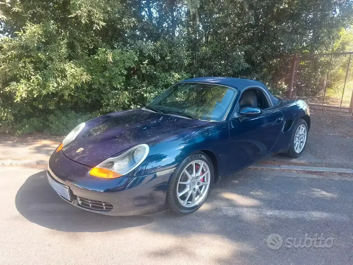 Usata Porsche Boxster 252 CV (185 kW) 2000 Blu Cabrio