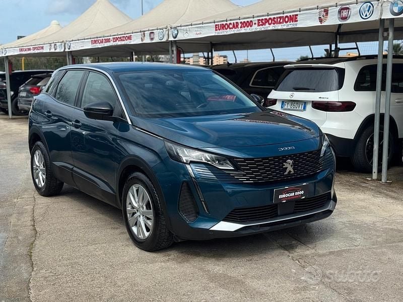 Usata Peugeot 3008 Active 131 CV (96 kW) 2022 Blu SUV