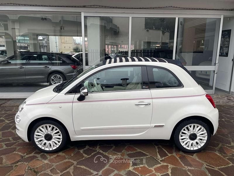 Usata Fiat 500C Dolcevita 69 CV (50 kW) 2020 Bianco gelato Cabrio