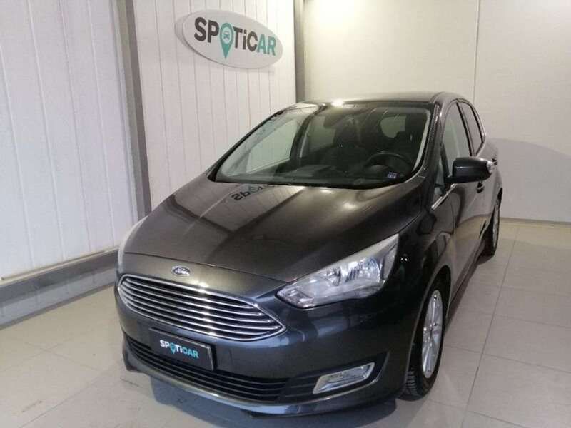Grigio scuro Usata 2016 Ford C-MAX Titanium Monovolume | 11.900 € (Cara) - Immagine 1/4