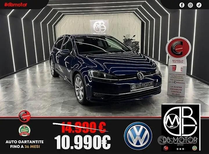 Blu Usata 2017 VW Golf VII Exclusive Station wagon | 10.990 € (Buon prezzo) - Immagine 1/4