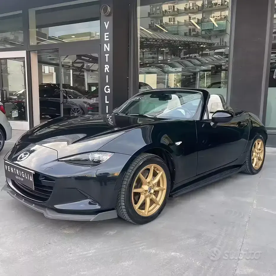 Usata Mazda MX5 Exceed 132 CV (97 kW) 2021 Nero Cabrio