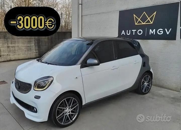Usata Smart ForFour Brabus 109 CV (80 kW) 2016 Bianco Utilitaria