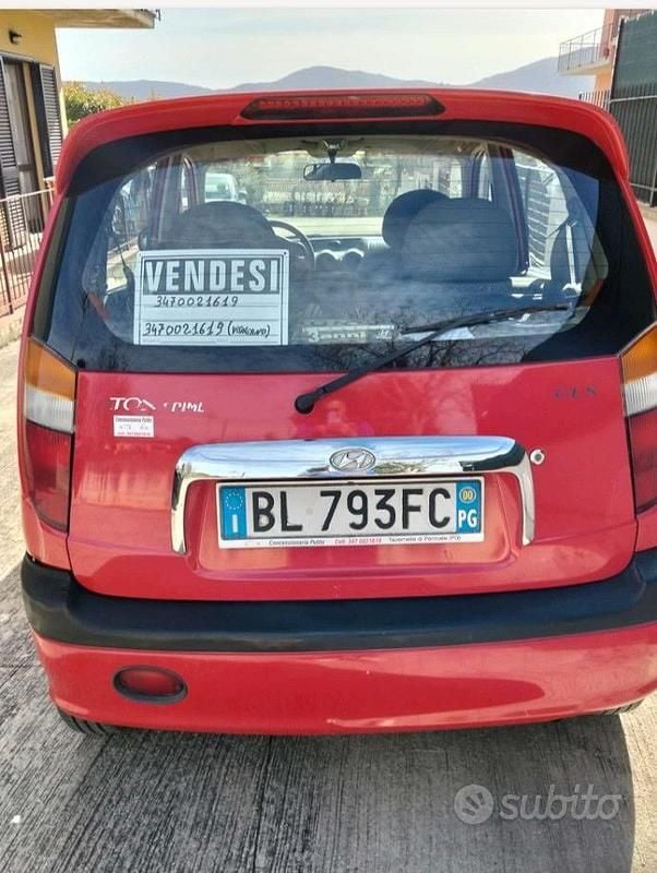 Usata Hyundai Atos 2001 Rosso Utilitaria