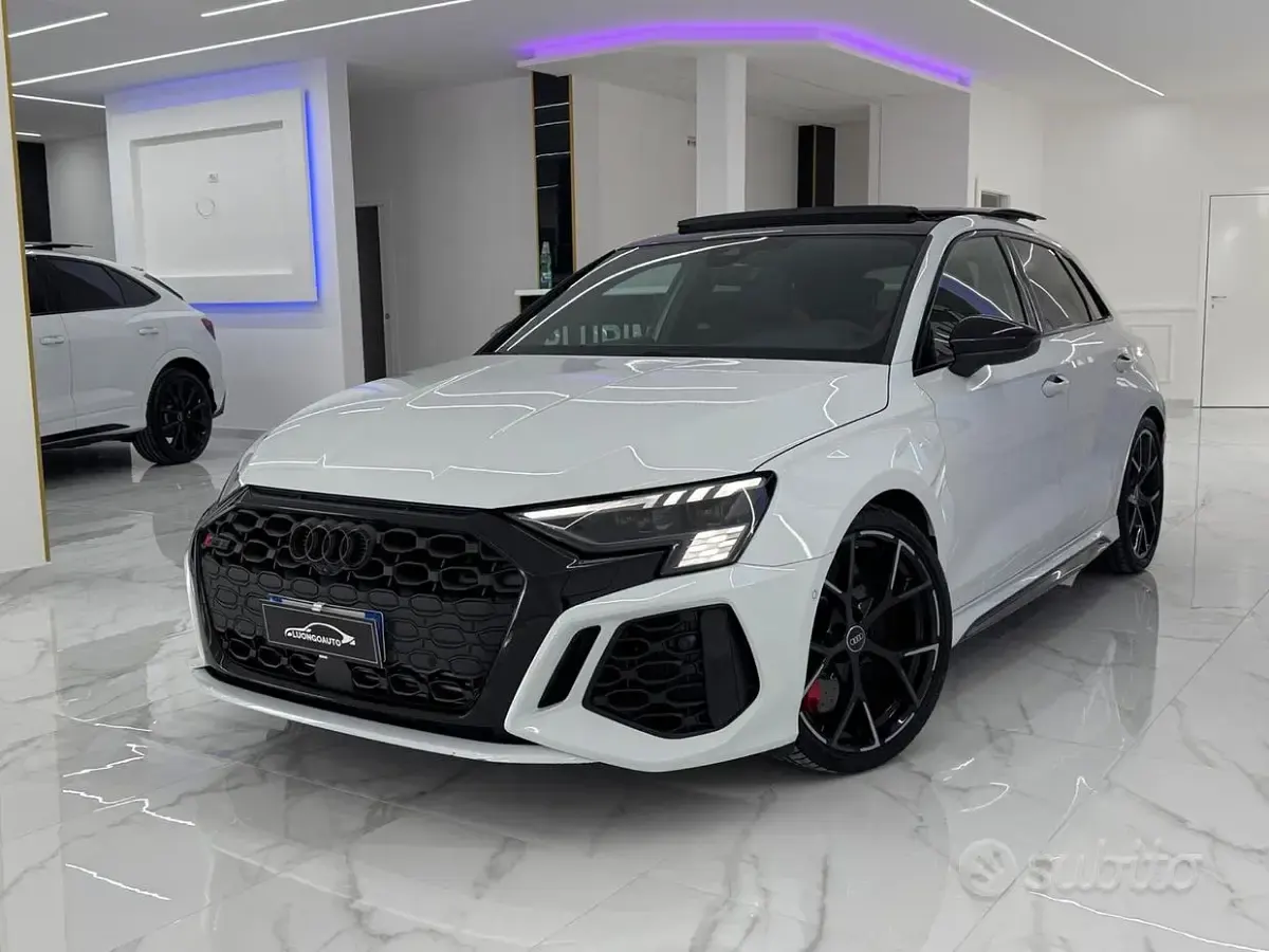 Usata Audi RS3 S-Line 400 CV (294 kW) 2023 Bianco Berlina