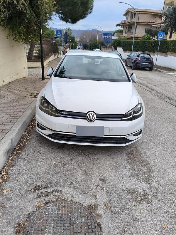 Usata VW Golf VII 2018 Bianco Berlina