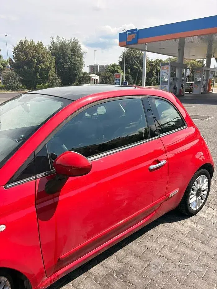 Usata Fiat 500 69 CV (50 kW) 2015 Rosso Berlina