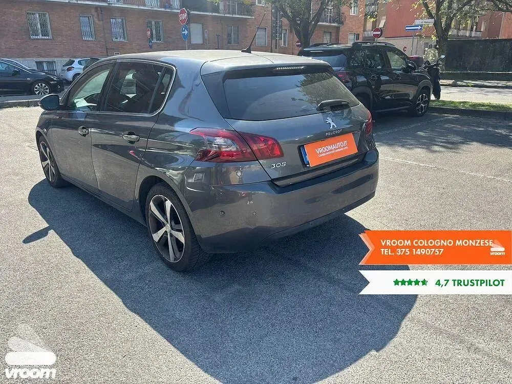 Usata Peugeot 308 S 131 CV (96 kW) 2019 Gray Berlina