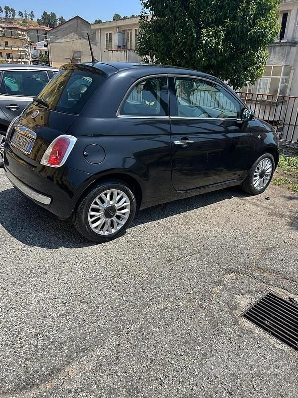 Usata Fiat 500 Lounge 69 CV (50 kW) 2012 Nero Utilitaria