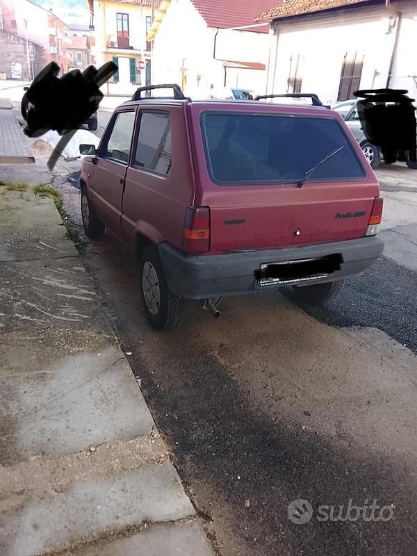 Usata Fiat Panda 1991 Rosso Utilitaria