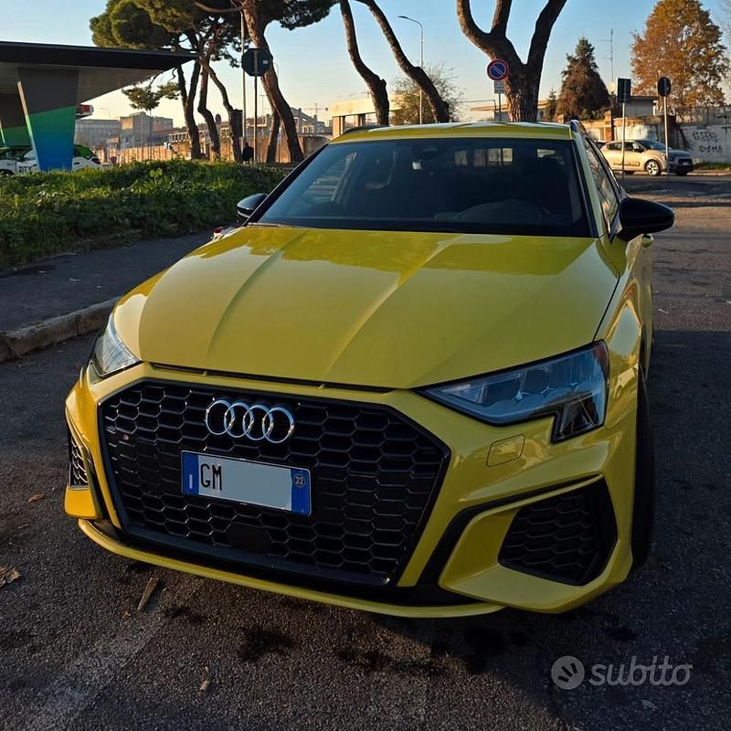 Giallo Usata 2020 Audi A3 S-Line Tre volumi | 25.000 € - Immagine 1/4