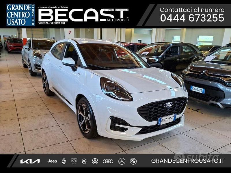 Nuova Ford Puma ST-Line 125 CV (91 kW) 2025 Bianco pastello SUV