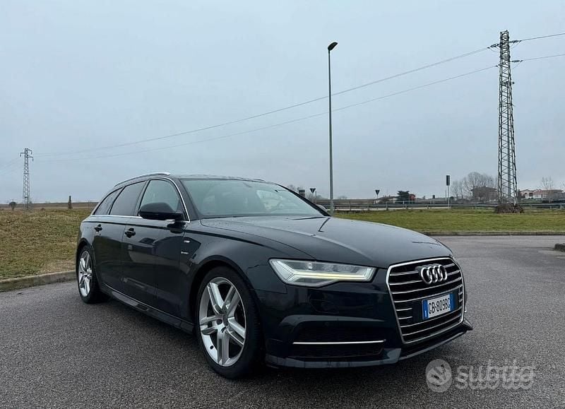Usata Audi A6 S-line plus 190 CV (139 kW) 2016 Nero Station wagon