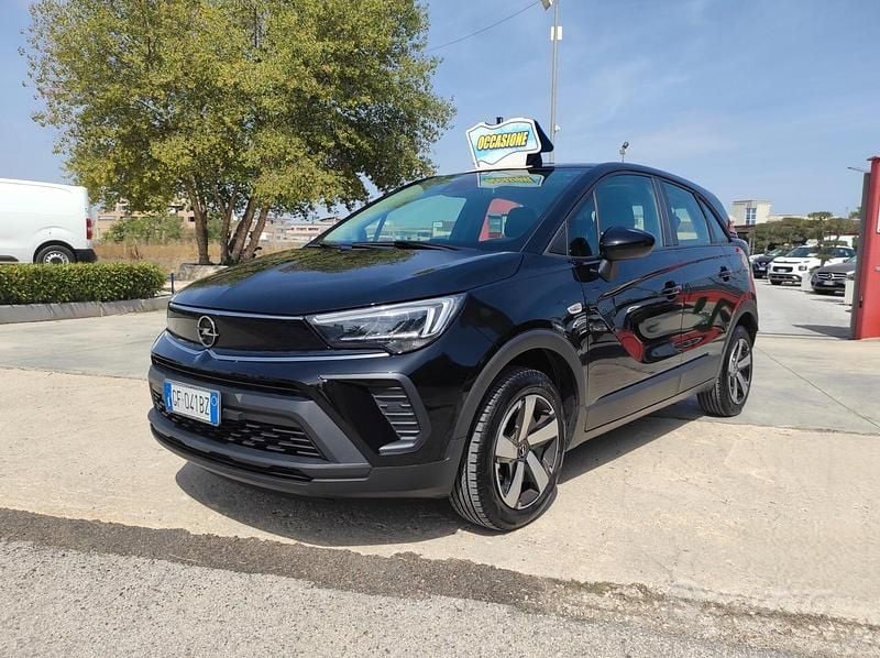 Usata Opel Crossland X 110 CV (80 kW) 2021 Nero SUV