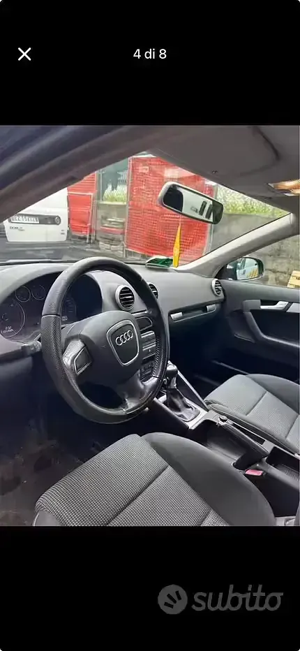 Usata Audi A3 140 CV (102 kW) 2011 Grigio Utilitaria