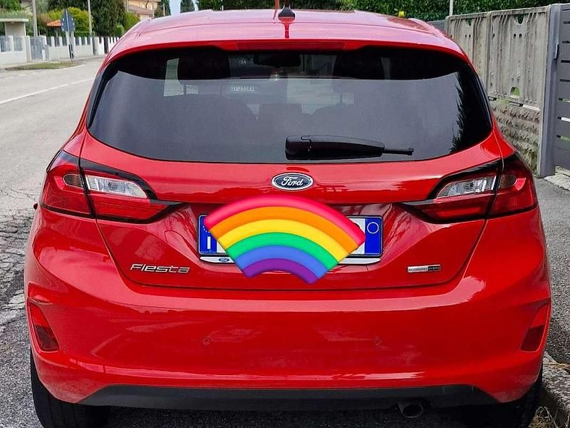 Usata Ford Fiesta Titanium 125 CV (91 kW) 2023 Rosso Utilitaria