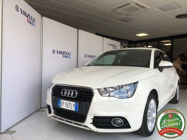 Usata Audi A1 Ambition 90 CV (66 kW) 2012 Bianco Utilitaria
