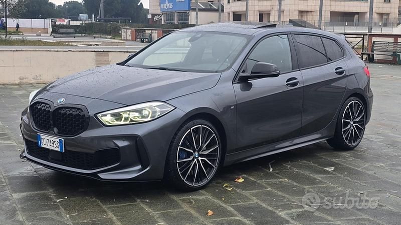 Usata BMW M135 Shadowline 306 CV (225 kW) 2020 Grigio Utilitaria