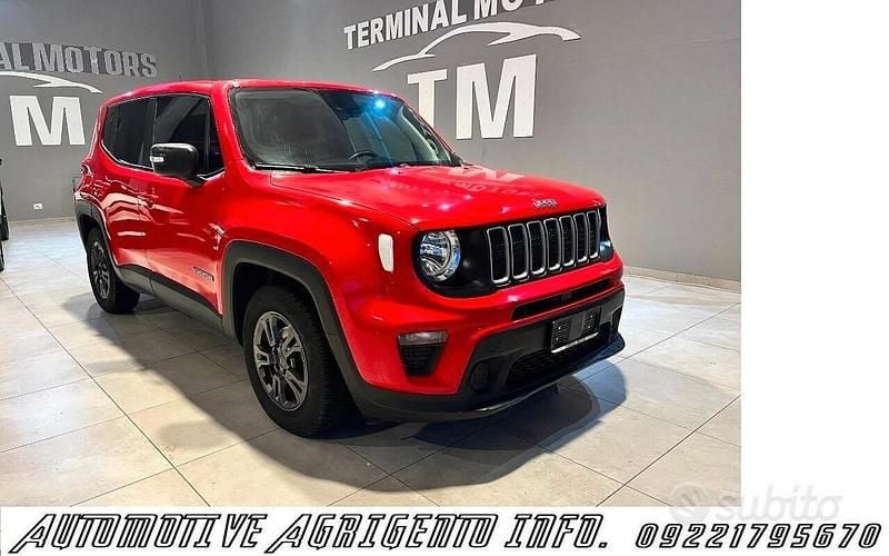 Usata Jeep Renegade Longitude 130 CV (95 kW) 2022 Rosso SUV