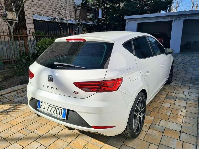 Usata Seat Leon FR 184 CV (135 kW) 2017 Bianco Berlina