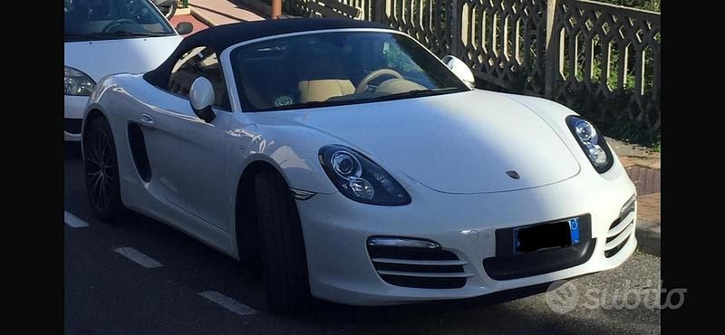 Second-hand Porsche Boxster 265 CP (194 kW) 2013 Alb Cabrio