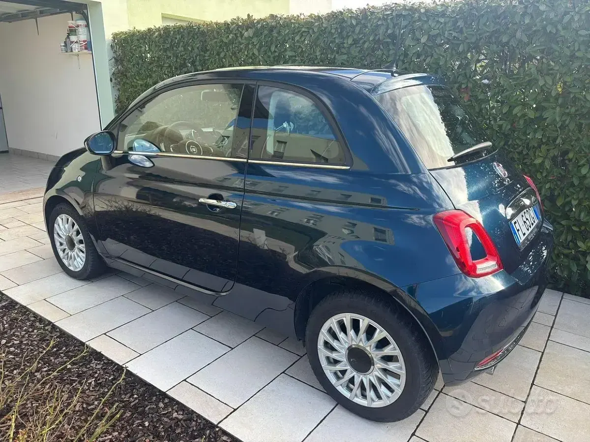 Usata Fiat 500 120 CV (88 kW) 2017 Blu Monovolume