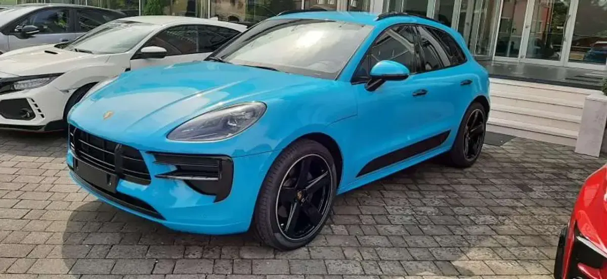 Usata Porsche Macan 245 CV (180 kW) 2021 Blu/azzurro SUV