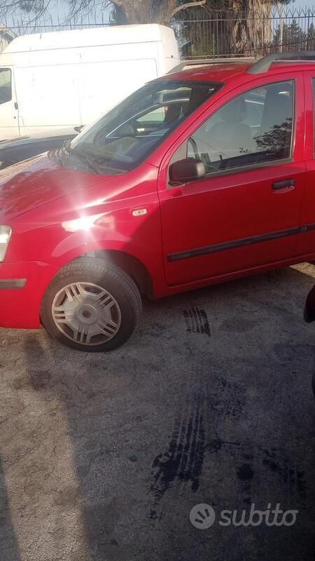 Usata Fiat Panda 2009 Rosso Utilitaria