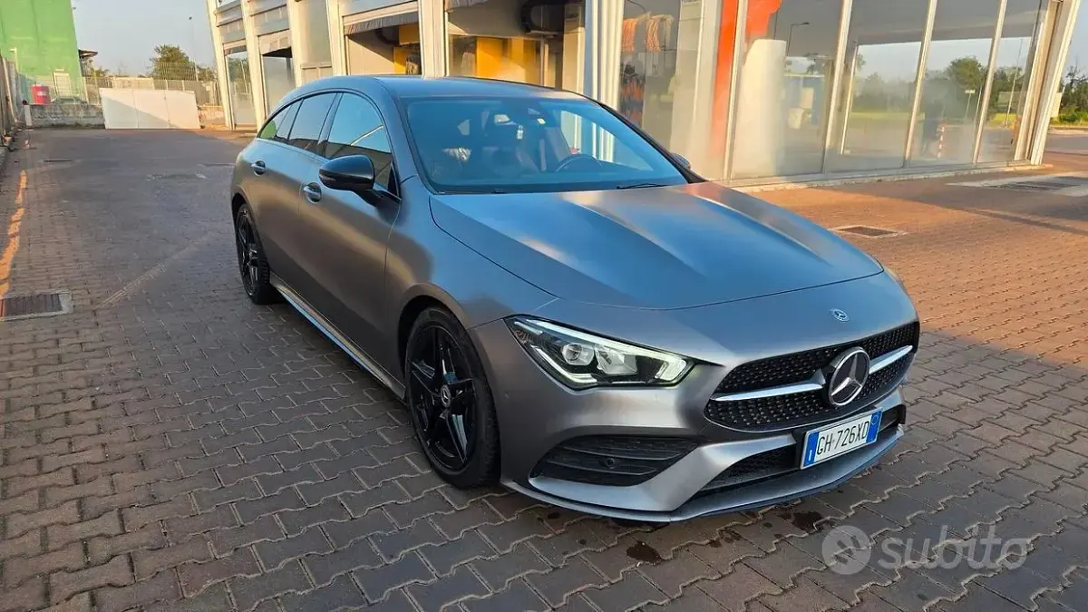 Usata Mercedes CLA200 Premium 150 CV (110 kW) 2019 Grigio Coupé