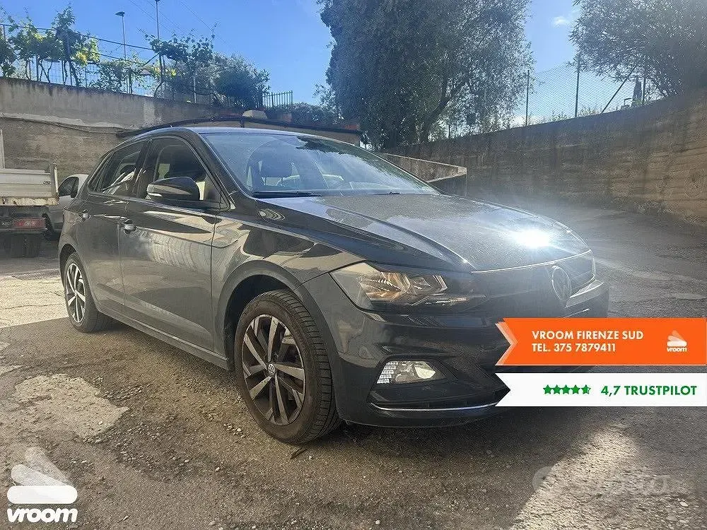 Usata VW Polo Highline 95 CV (69 kW) 2020 Gray Utilitaria