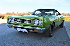 Usata Plymouth Road Runner 335 CV (246 kW) 1968 Verde Coupé