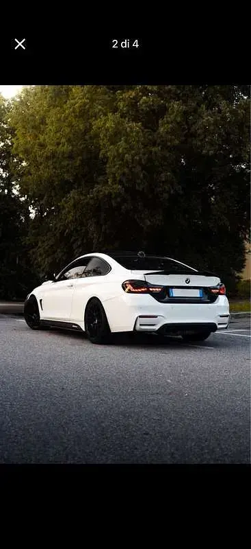 Usata BMW 430 252 CV (185 kW) 2018 Bianco Coupé