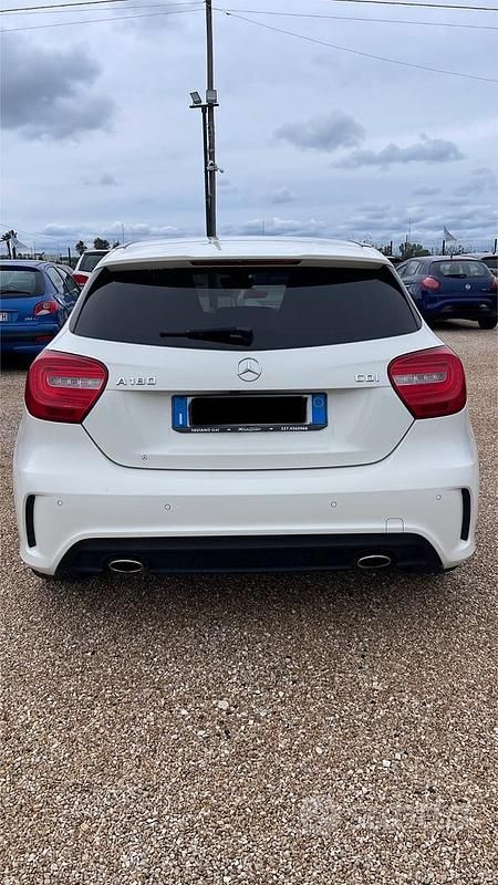 Usata Mercedes A180 Premium 109 CV (80 kW) 2014 Bianco Berlina
