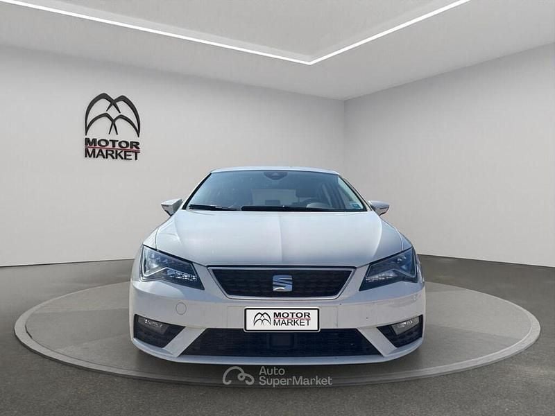 Usata Seat Leon Style 131 CV (96 kW) 2020 Bianco Berlina