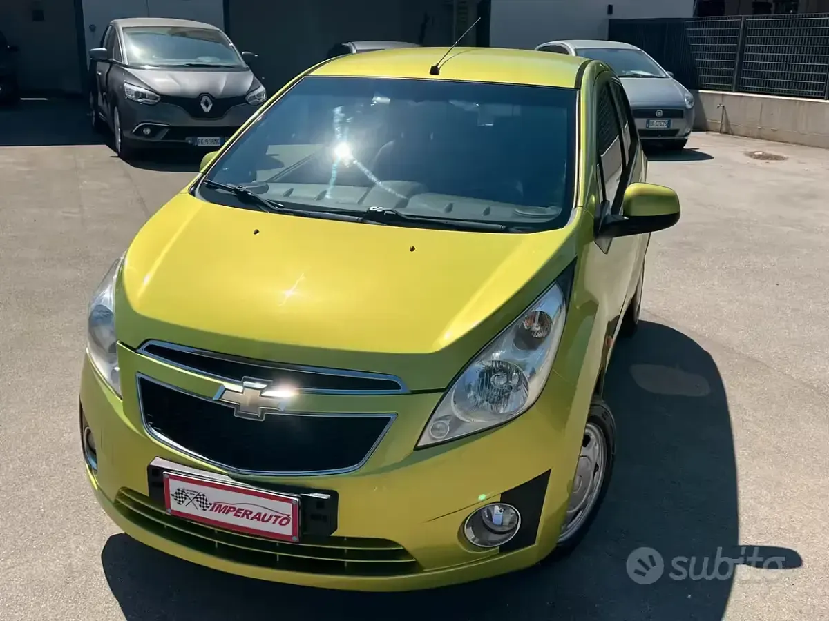Usata Chevrolet Spark LS 68 CV (50 kW) 2012 Verde Utilitaria
