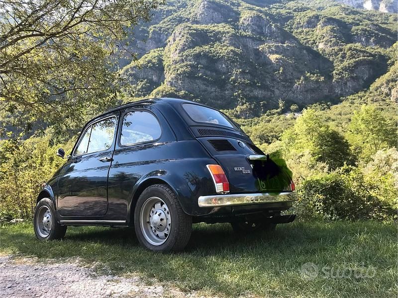 Usata Fiat 500 1970 Blu Berlina