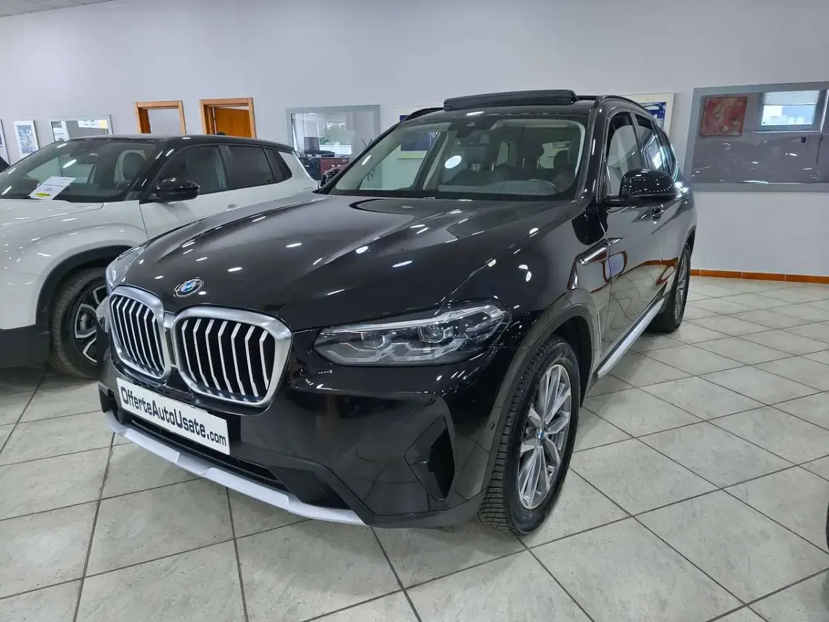 Usata BMW X3 xLine 190 CV (139 kW) 2022 Nero metallic SUV