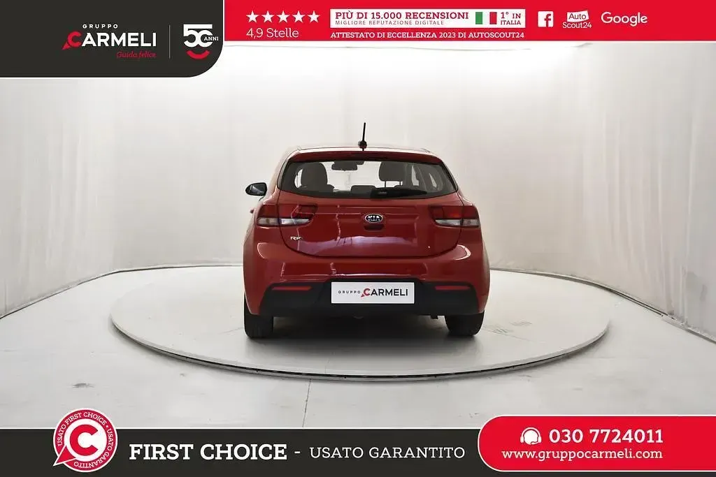 Usata Kia Rio Style 82 CV (60 kW) 2021 Rosso Berlina