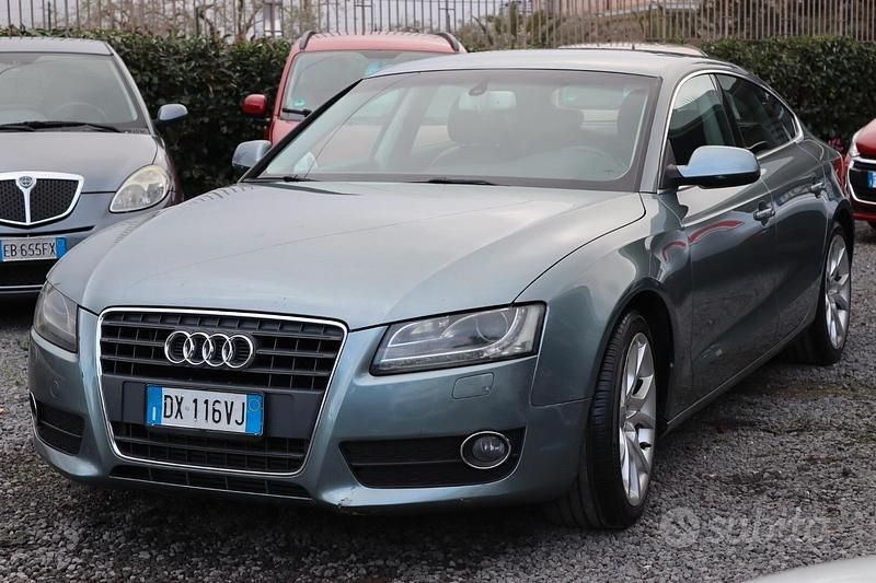 Usata Audi A5 Advanced 190 CV (139 kW) 2010 Grigio Berlina